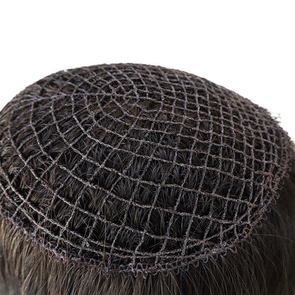 ZC-FF402 6*6.5 Inch Fishnet Women Topper 100% Virgin Hair