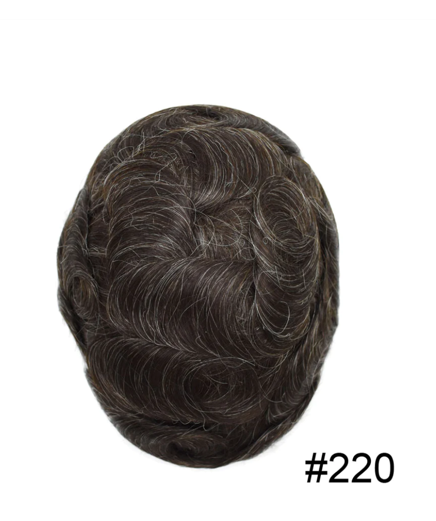 Zico Hair Q6 Stock French Lace Hair Replacement With PU Sides and Back