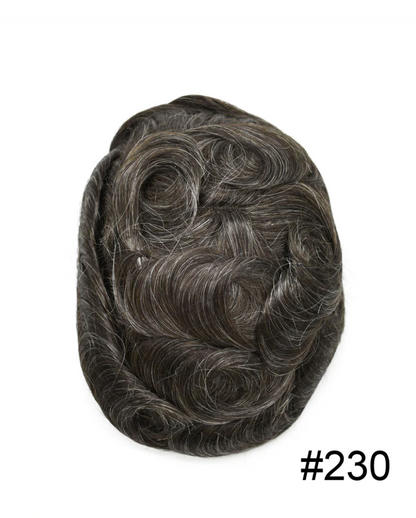 Zico Hair Q6 Stock French Lace Hair Replacement With PU Sides and Back