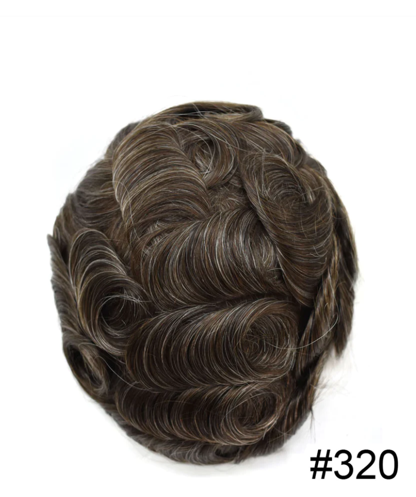 Zico Hair Q6 Stock French Lace Hair Replacement With PU Sides and Back