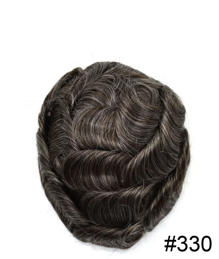 Zico Hair Q6 Stock French Lace Hair Replacement With PU Sides and Back