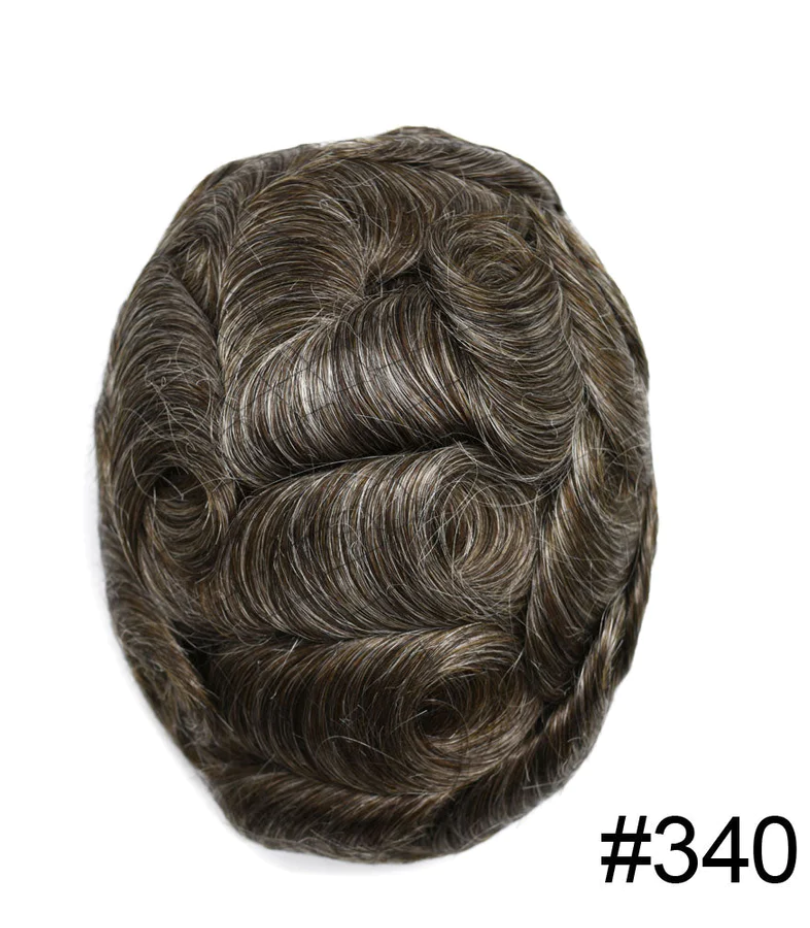 Zico Hair Q6 Stock French Lace Hair Replacement With PU Sides and Back