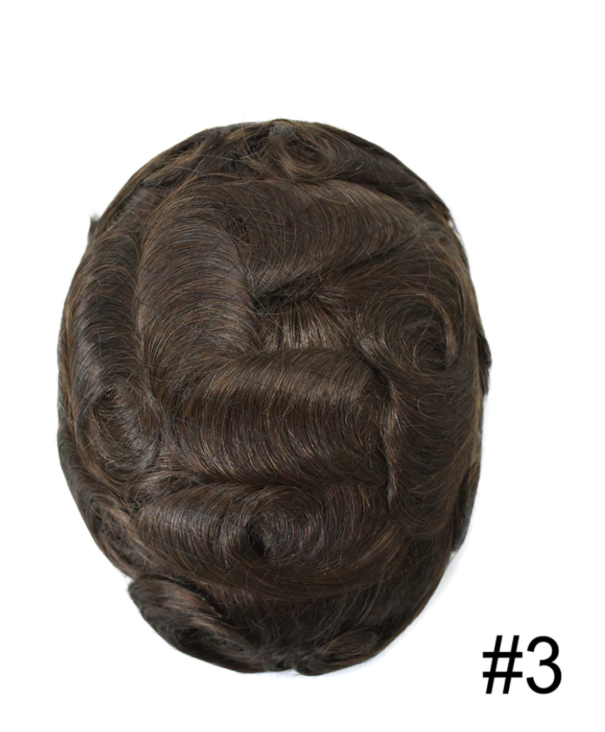 Zico Hair Q6 Stock French Lace Hair Replacement With PU Sides and Back