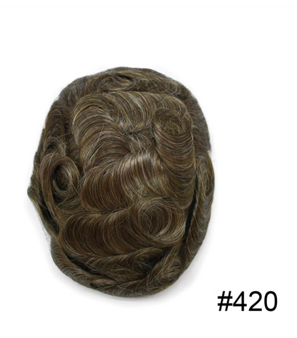 Zico Hair Q6 Stock French Lace Hair Replacement With PU Sides and Back