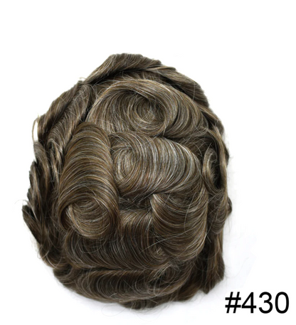 Zico Hair Q6 Stock French Lace Hair Replacement With PU Sides and Back