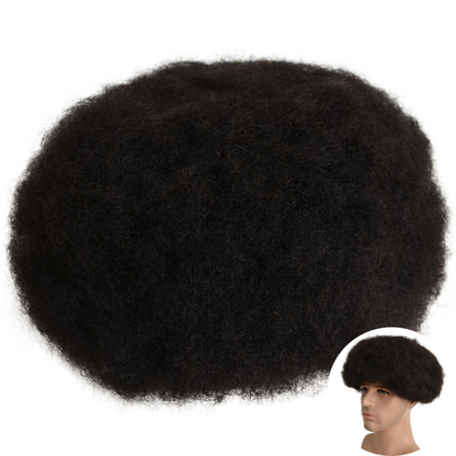 Zico Hair BF4 Afro Toupee For African American